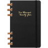 Еженедельник MOLESKINE SPIRAL Large 130х210мм черный DSSPB12MWH3